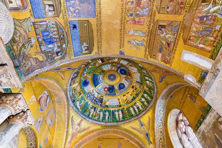 Cúpula del Génesis, en la Basílica de San Marcos 